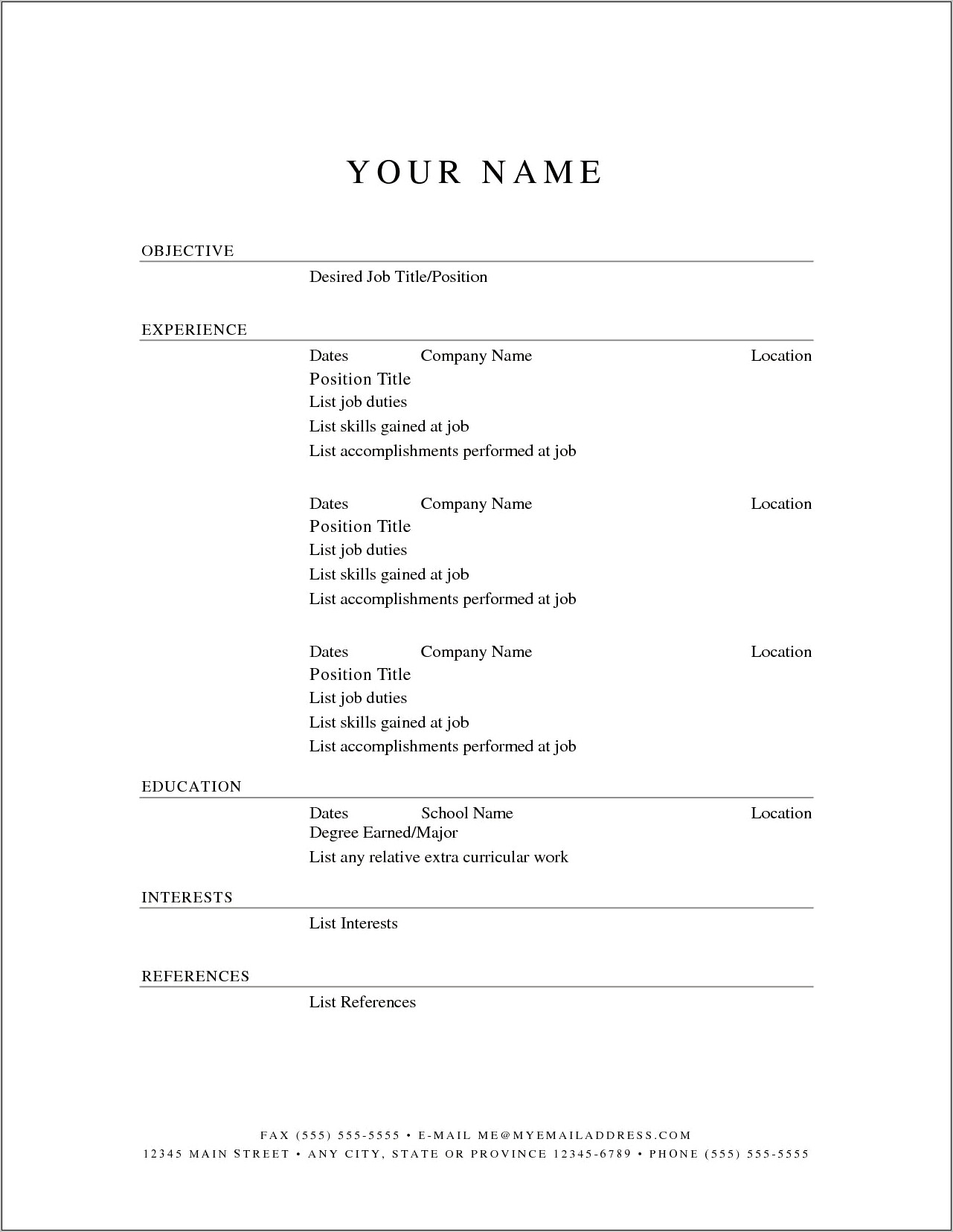 basic-resume-template-download-for-free-resume-example-gallery