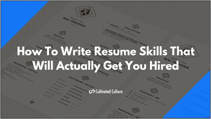 Best Buzz Words For Resume