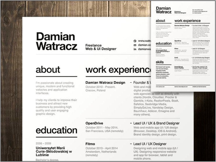 Best Font For A Resume 2013