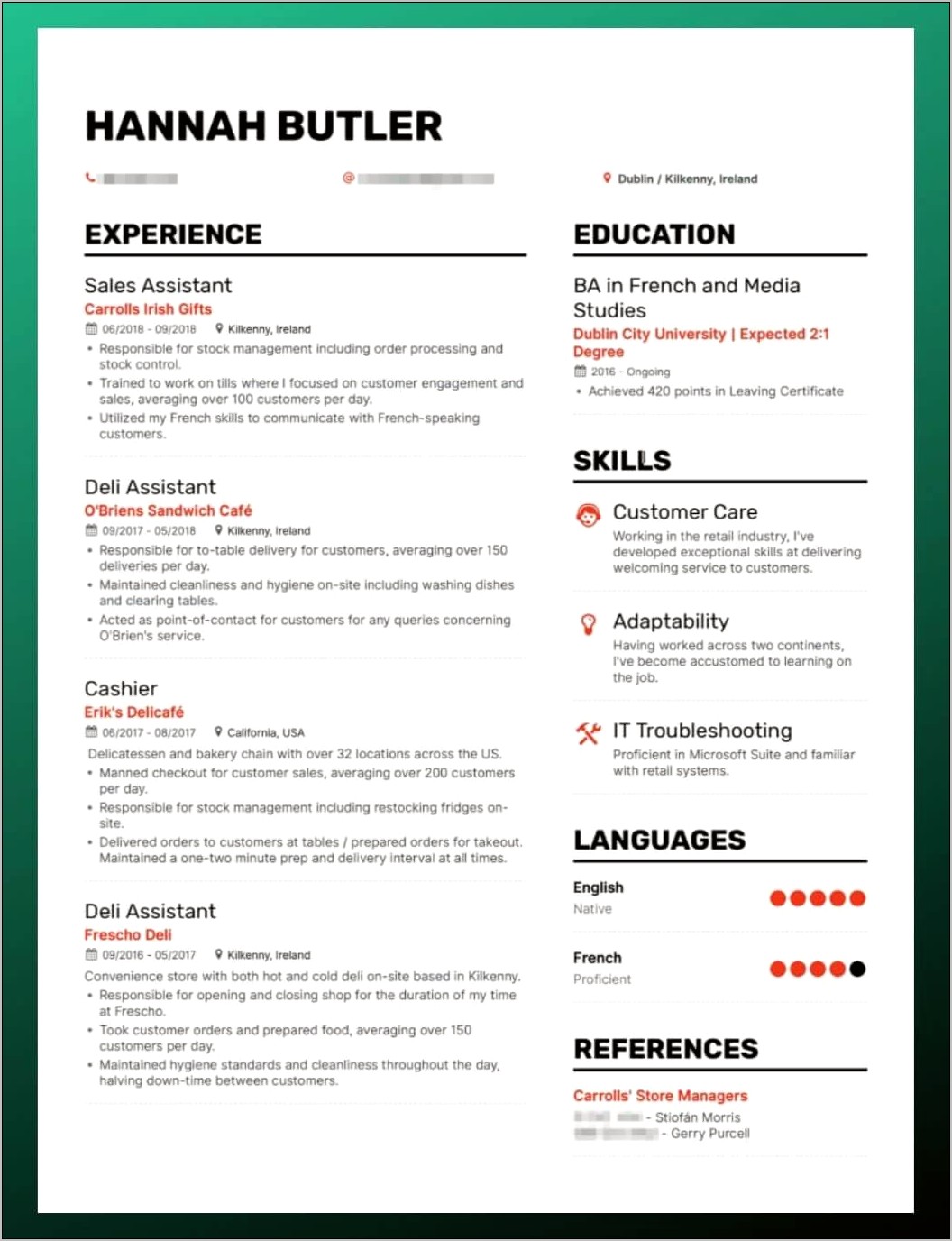 Best Font For A Resume 2017