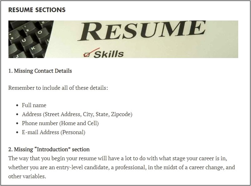 Best Grammarical Way For Resumes