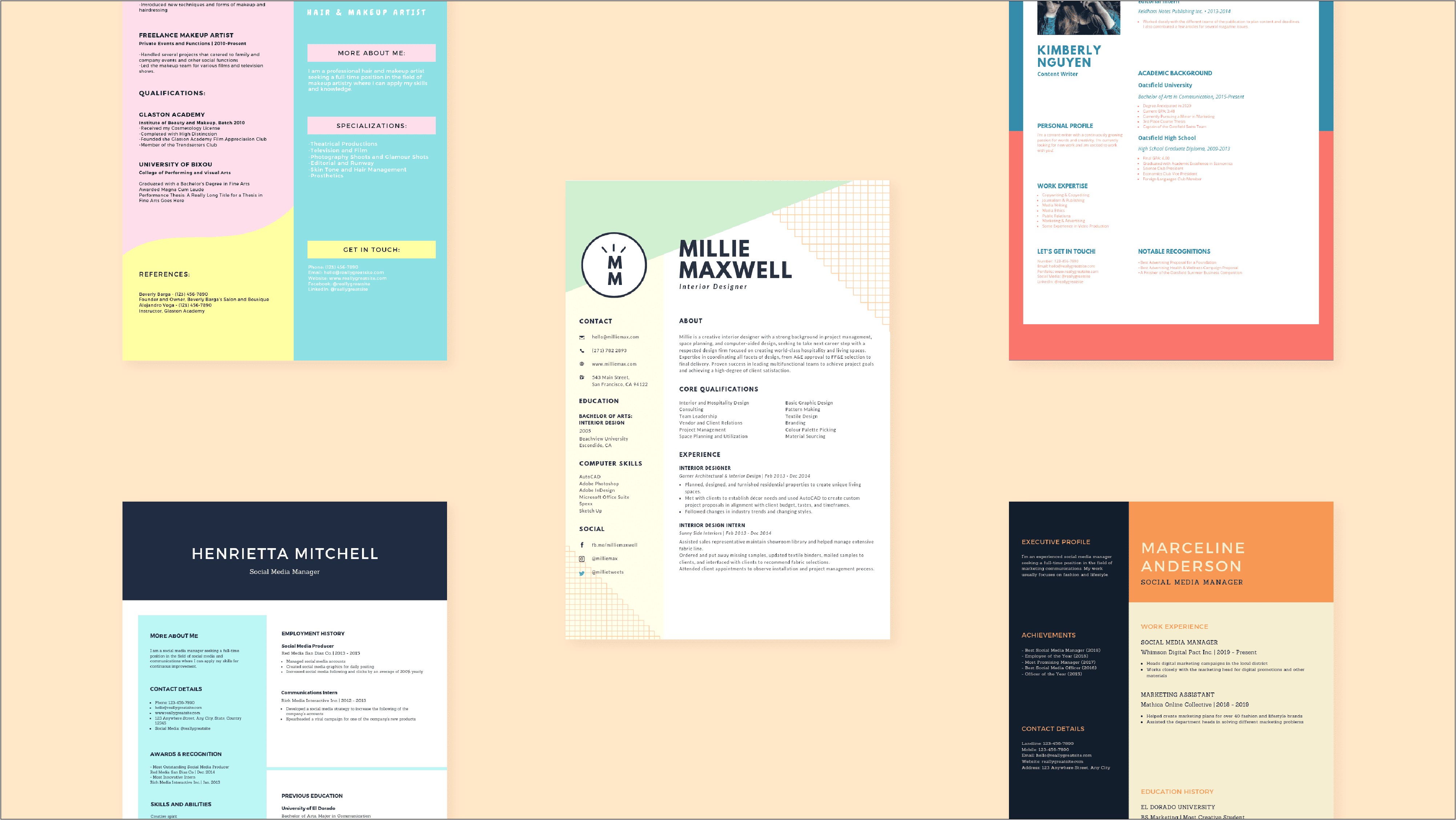 Best Graphic Design Resume Fonts 2019