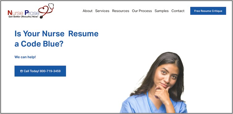 Best Nurse Resume Writing Services