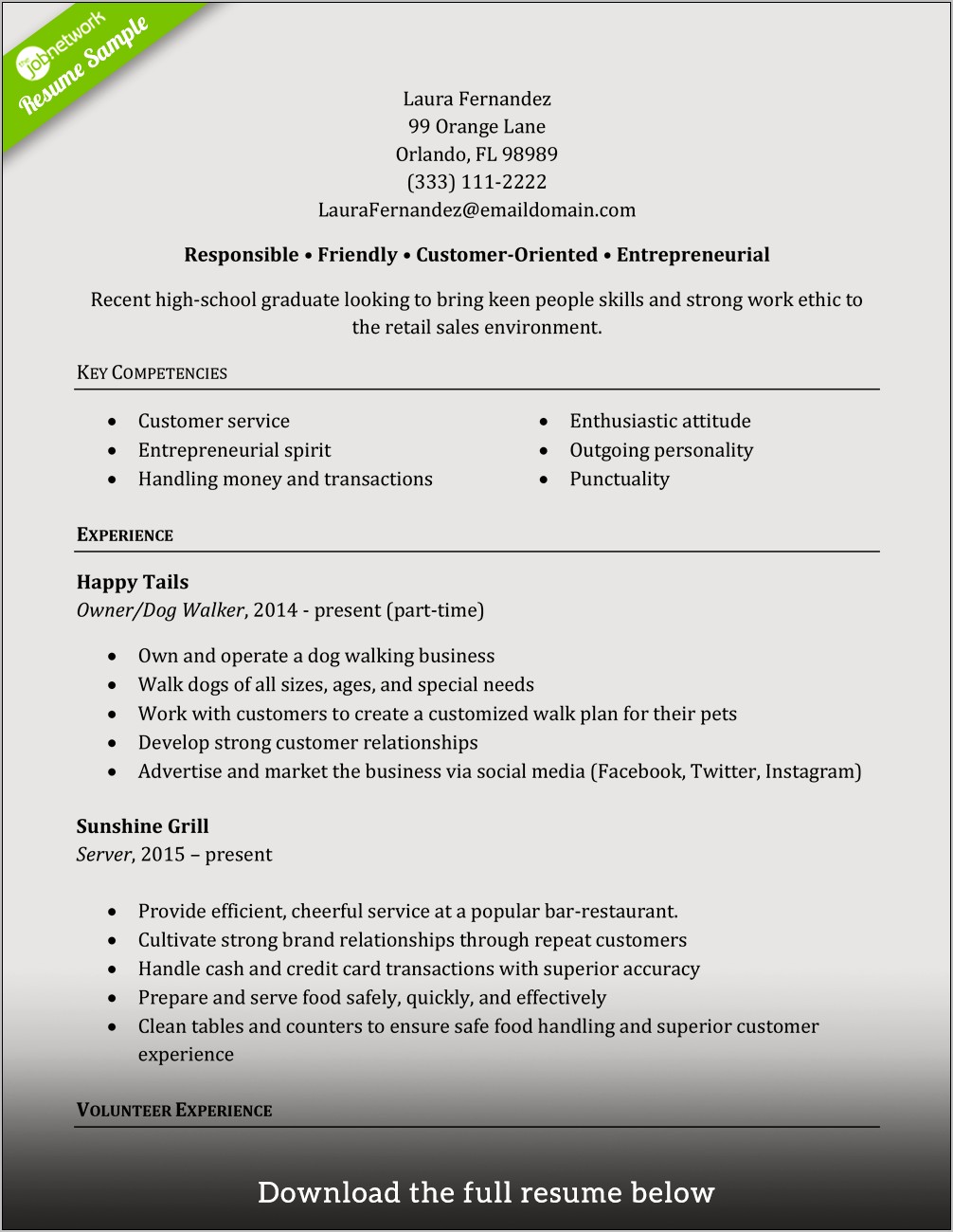 Best Resume For Retails Ales