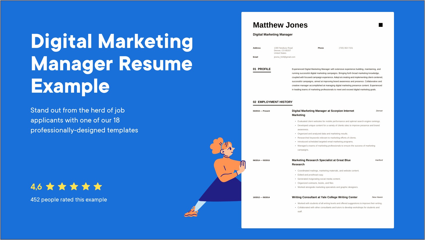 Best Resume Stats For Digital Marketing Manager
