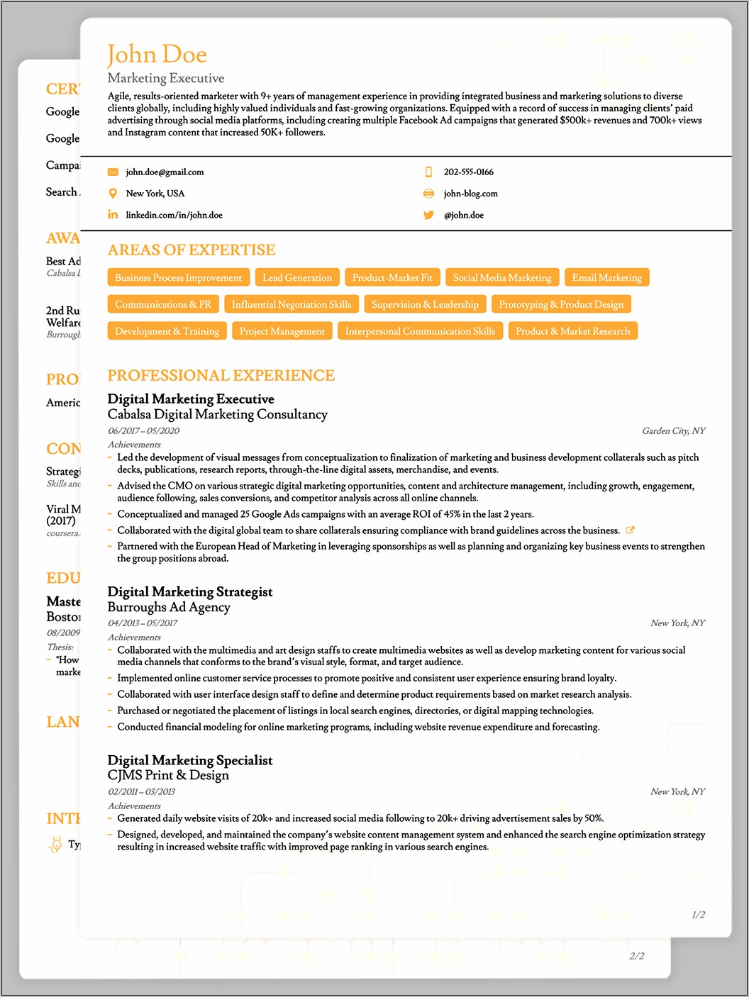 Best Resume Templates For Landing The Job