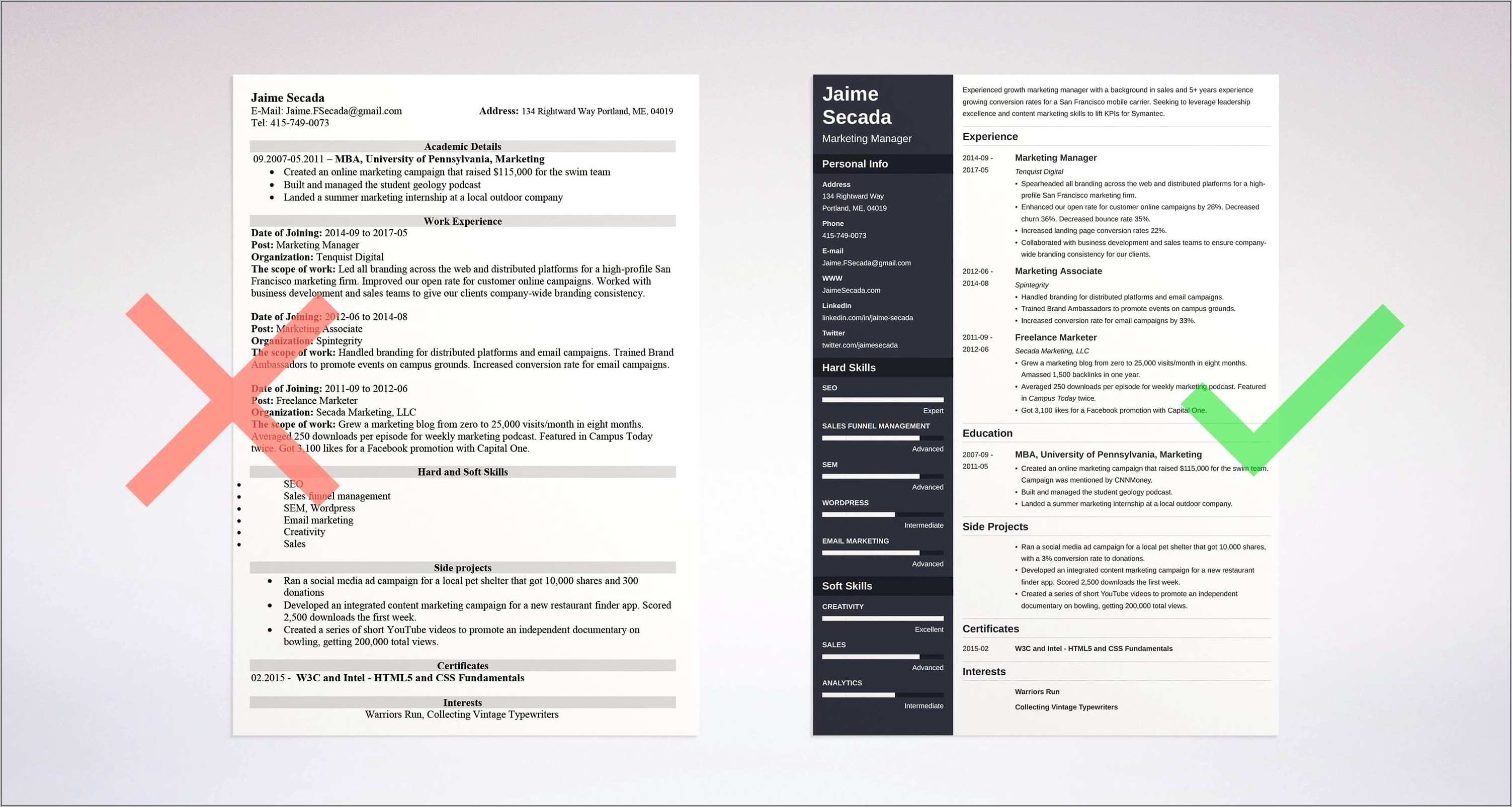 Best Resume Templates For Sales Professionals