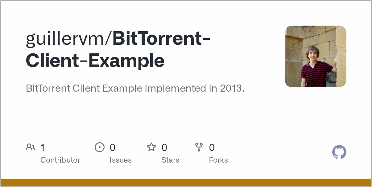 Bittorrent Project On Job Resume Example