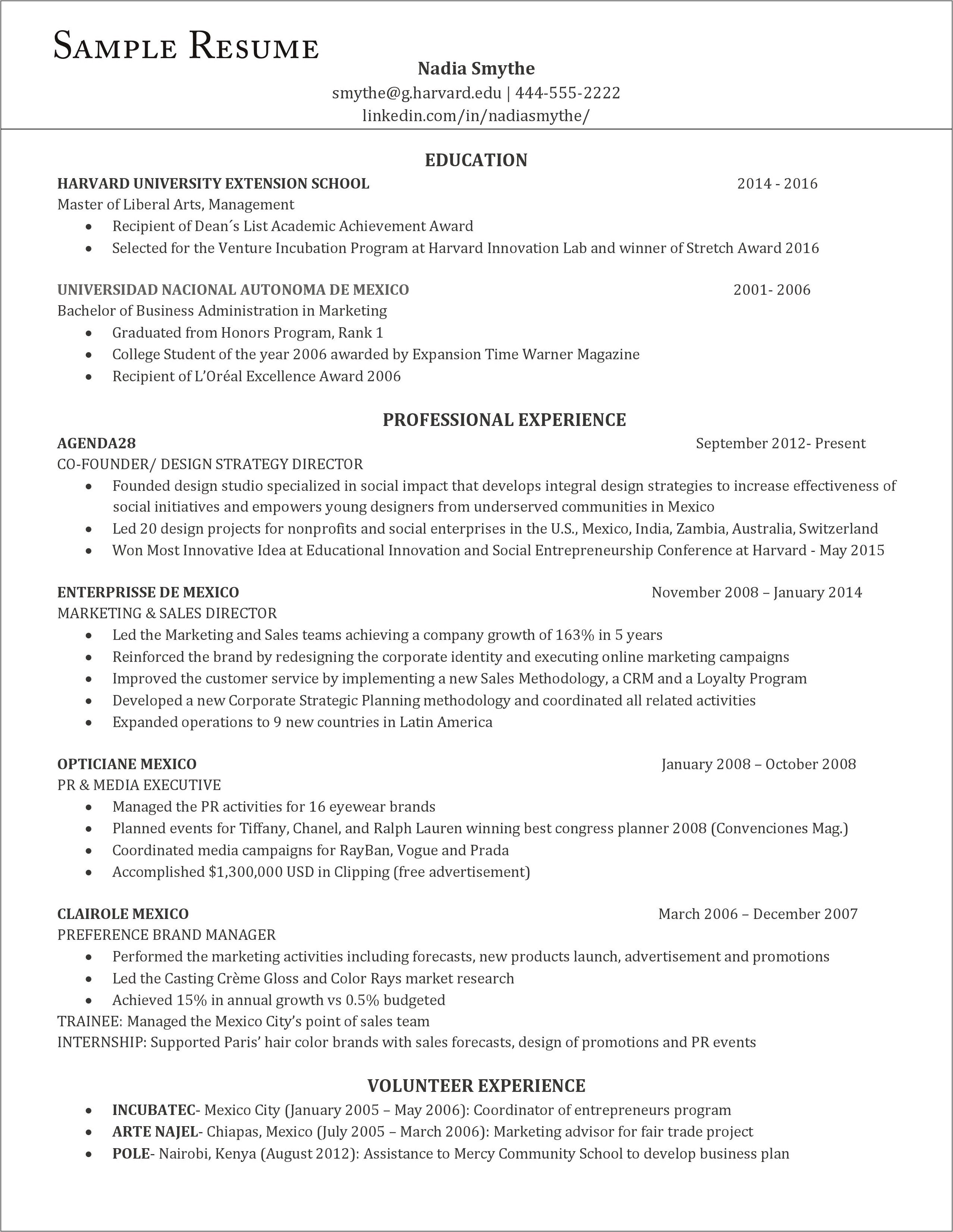 Business Class Project To Put In Resume