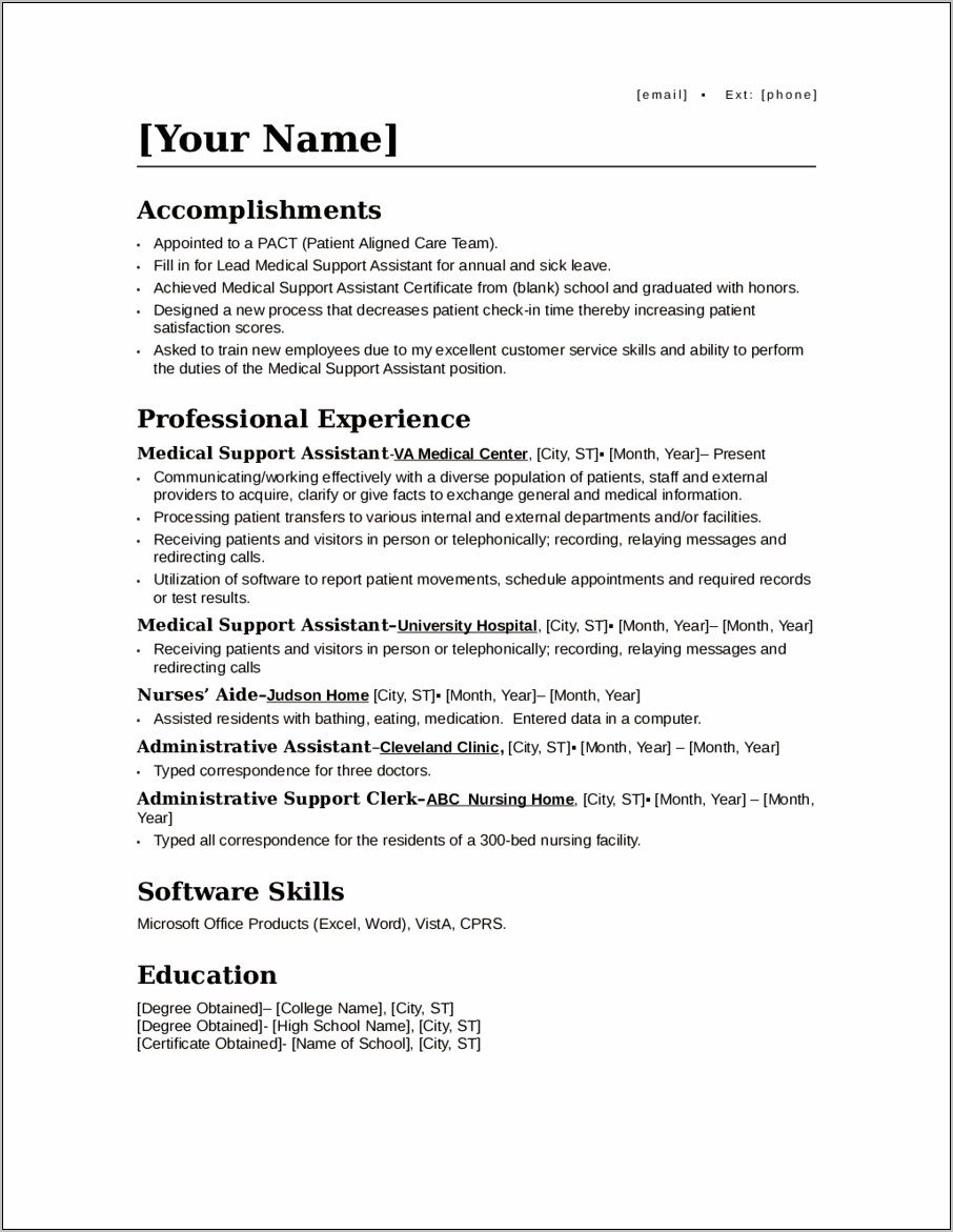 Create An Objective For A Resume