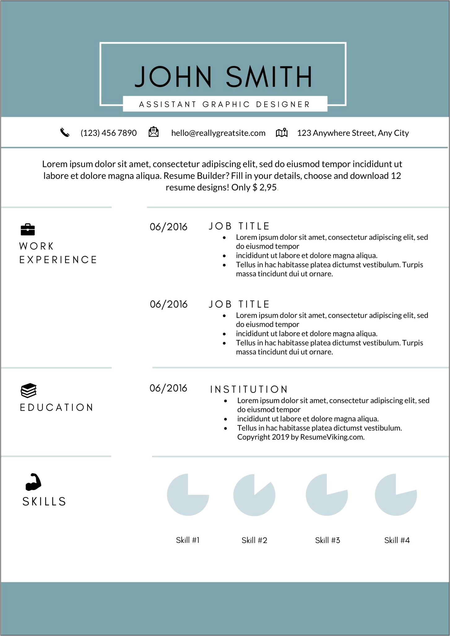 create resume without template