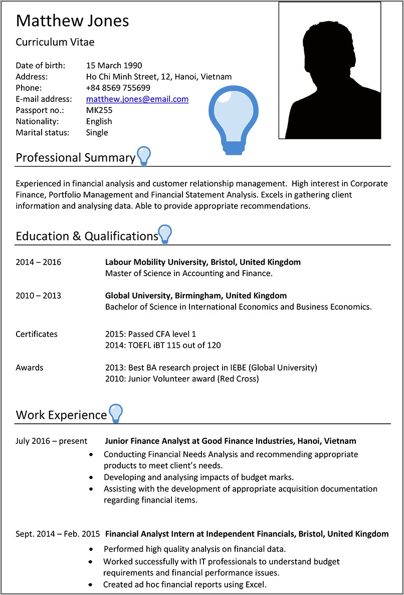 Details Of Research Project In School On Resume