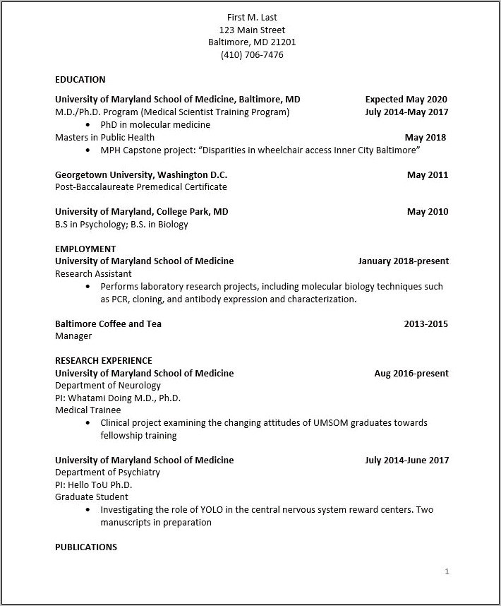 Do You Put Research Experience On A Resume