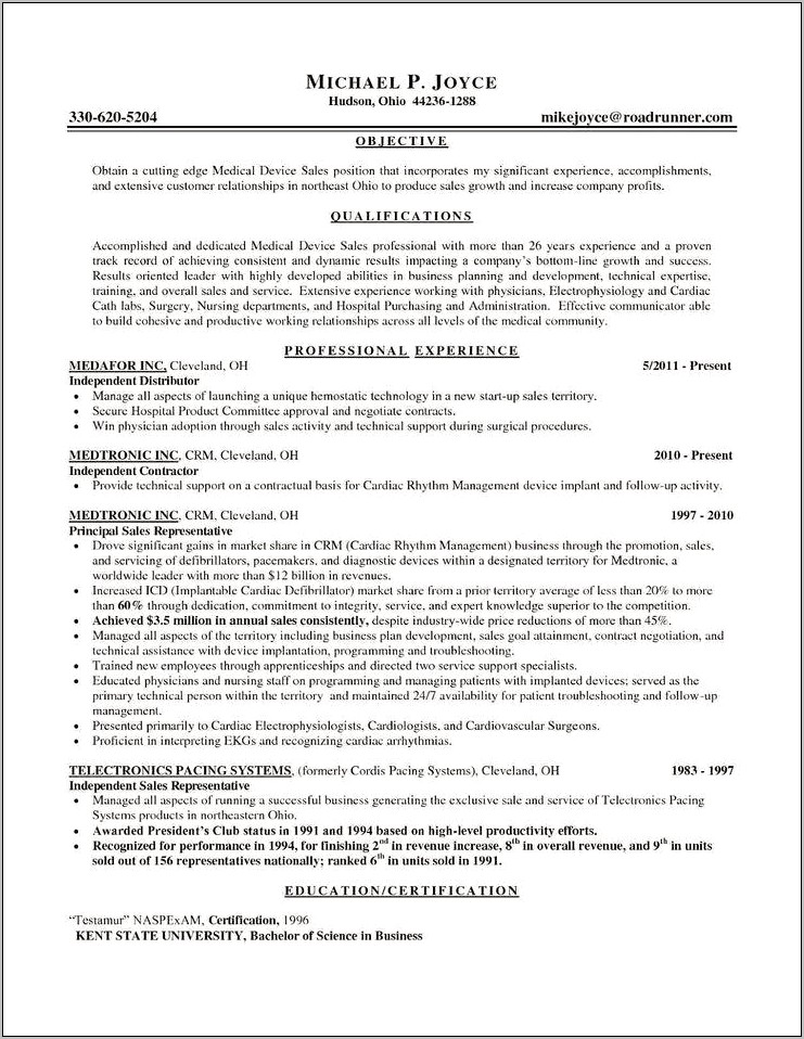 Entry Level Pharmaceutical Sales Rep Resume Sample Resume Example Gallery