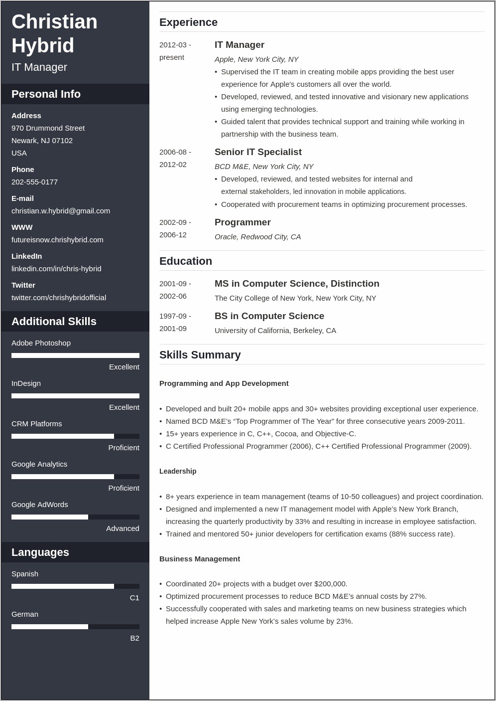 resume examples for limited work experience