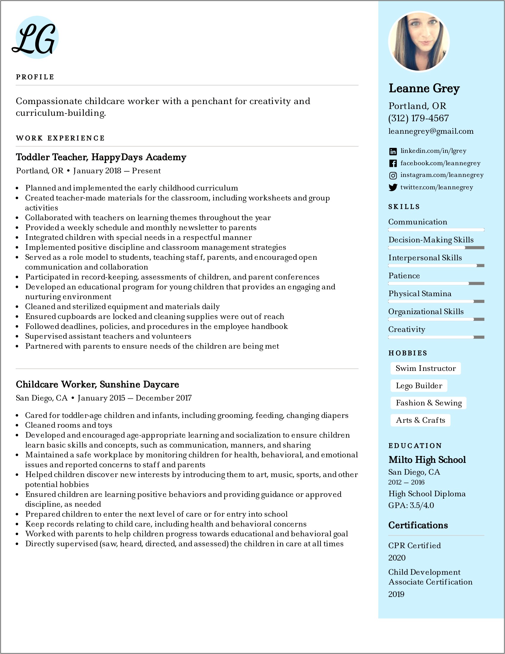 Examples Of Key Qualifications For A Resume