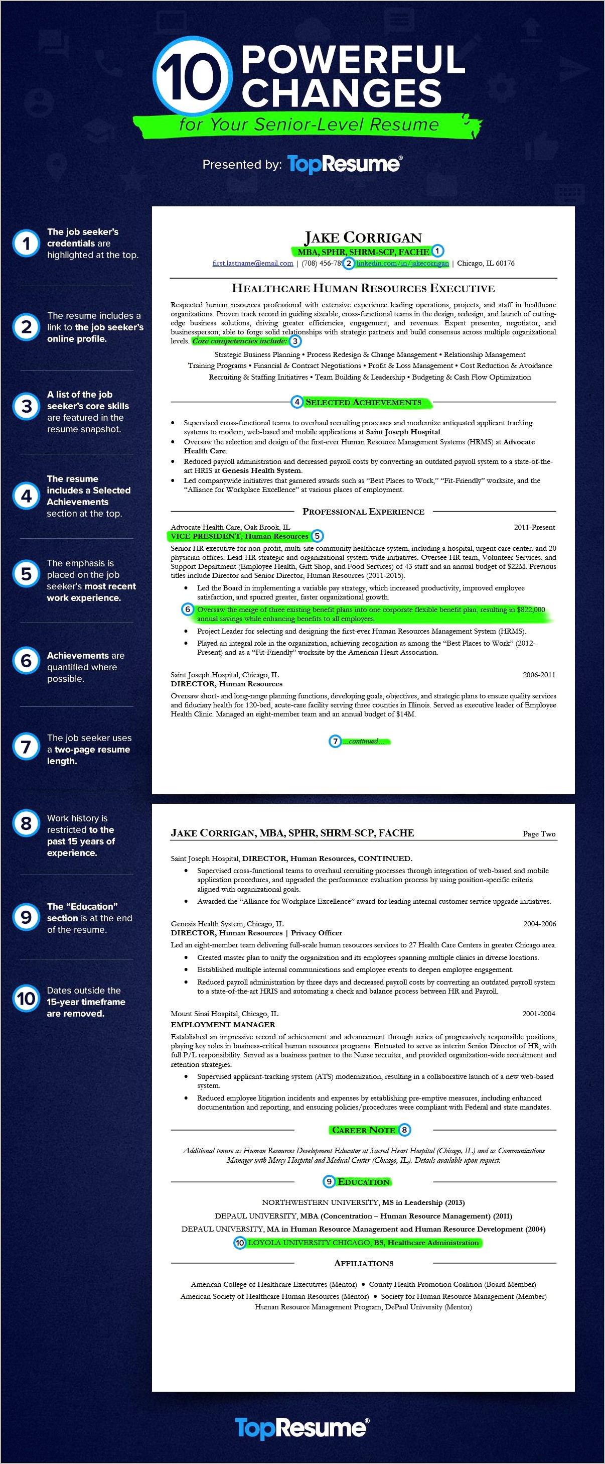 Examples Of The Achievement Style Resume