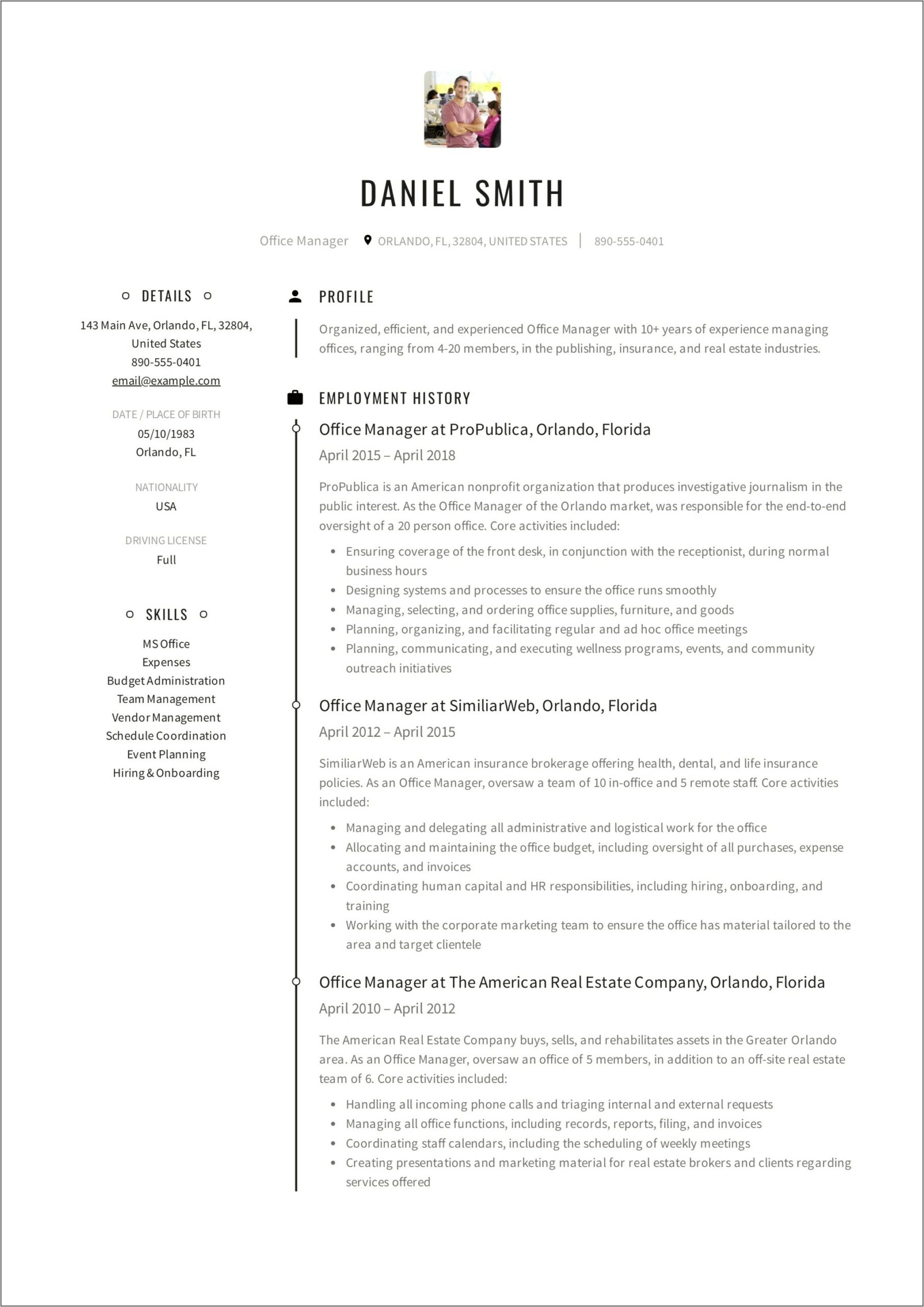 Good And Bad Resume Examples Pdf