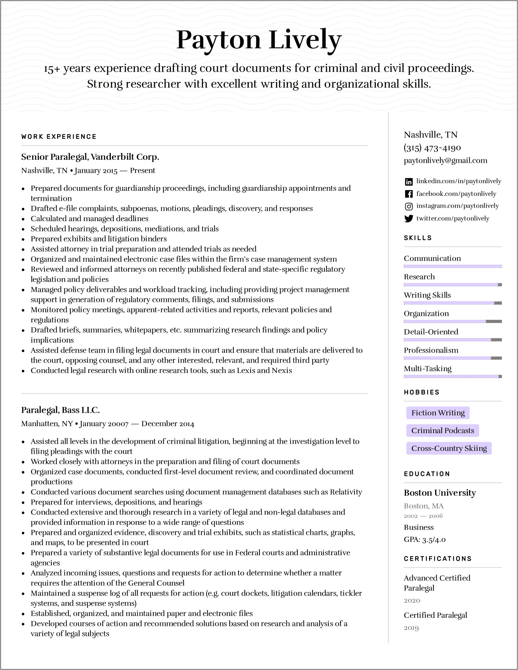 Good Skills For A Translator Resume