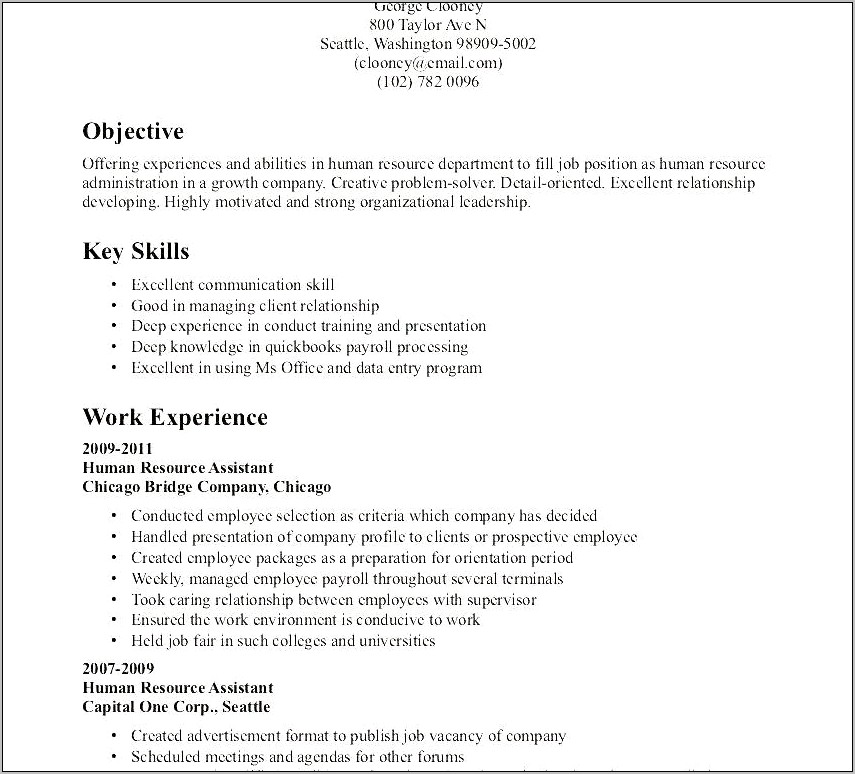 Is An Objective Good For A Resume