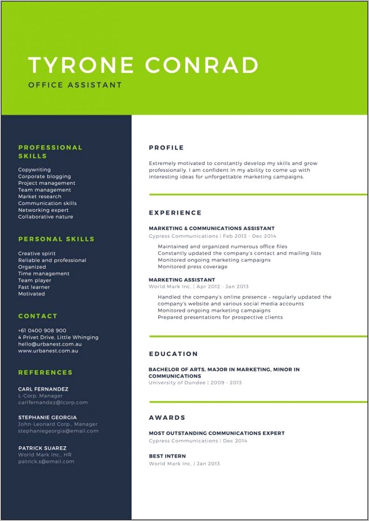 Is There One Right Template For Resumes