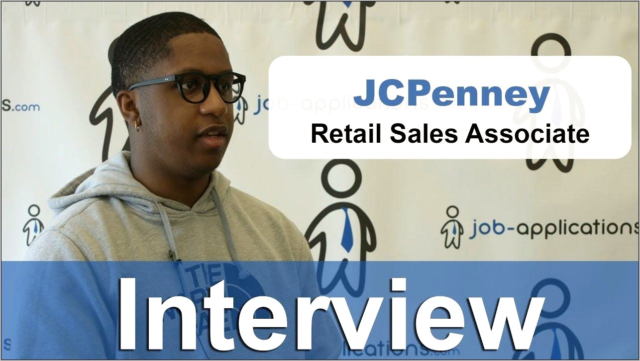 Jcpenney Sales Associate Job Description Resume