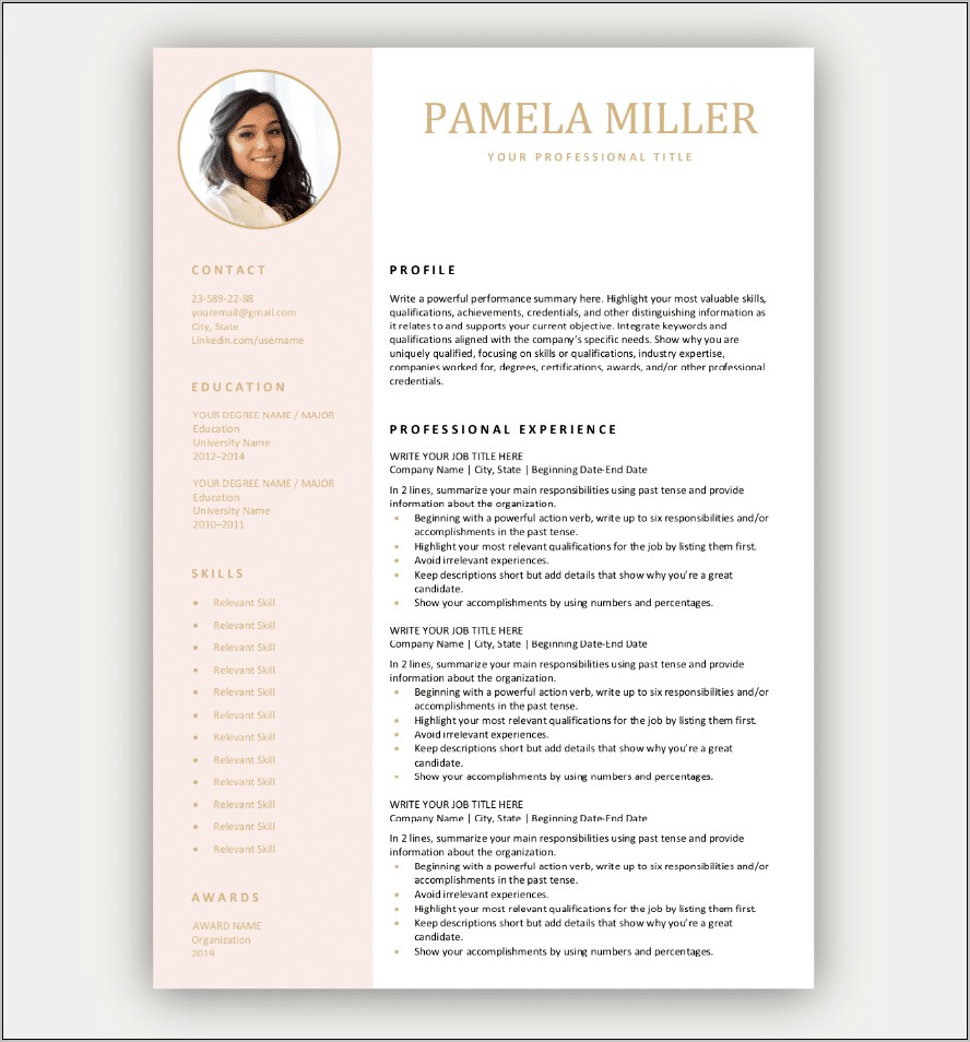 Job Resume Format Pdf Free Download