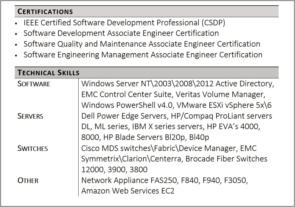 List Of General Skills For Resume