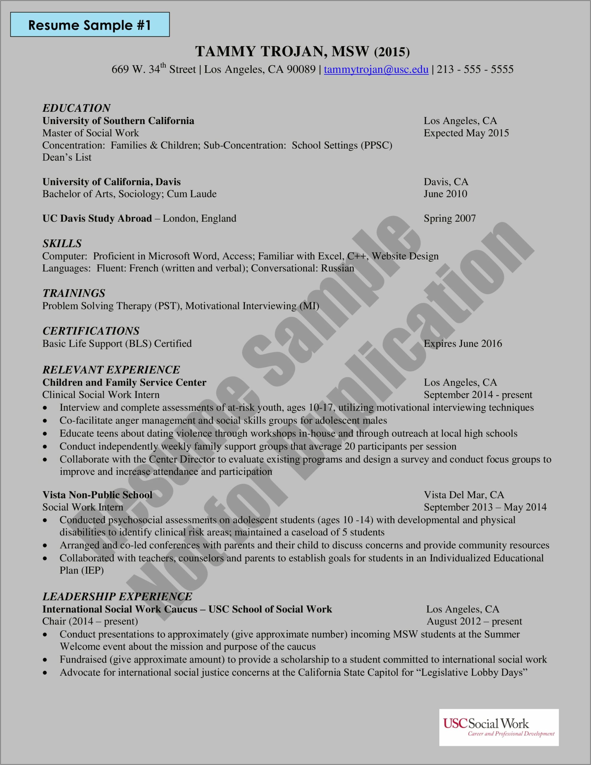 List Of Military Skills For Resume