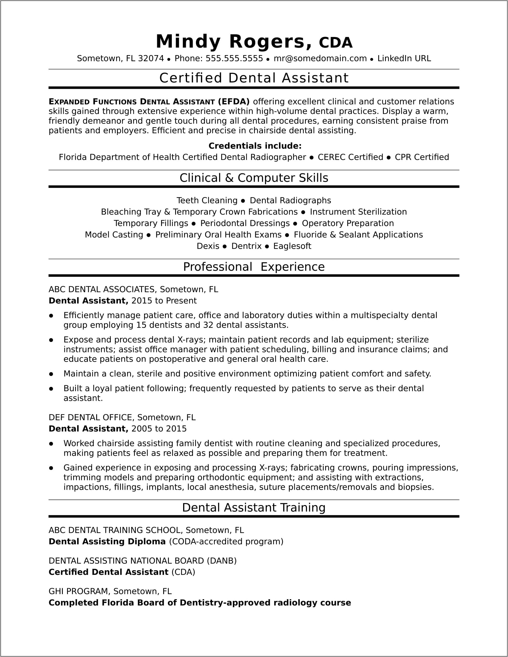 List Of Resume Skills For General