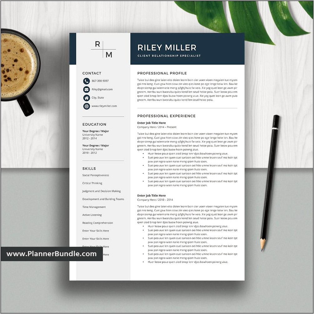 microsoft word resume cover letter template