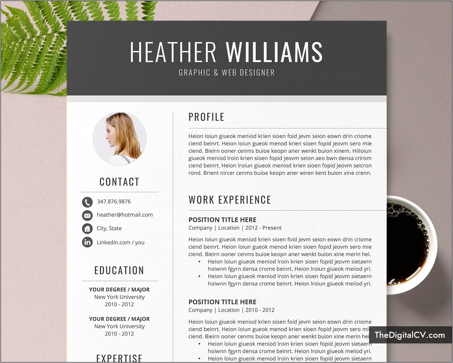 download word resume template free