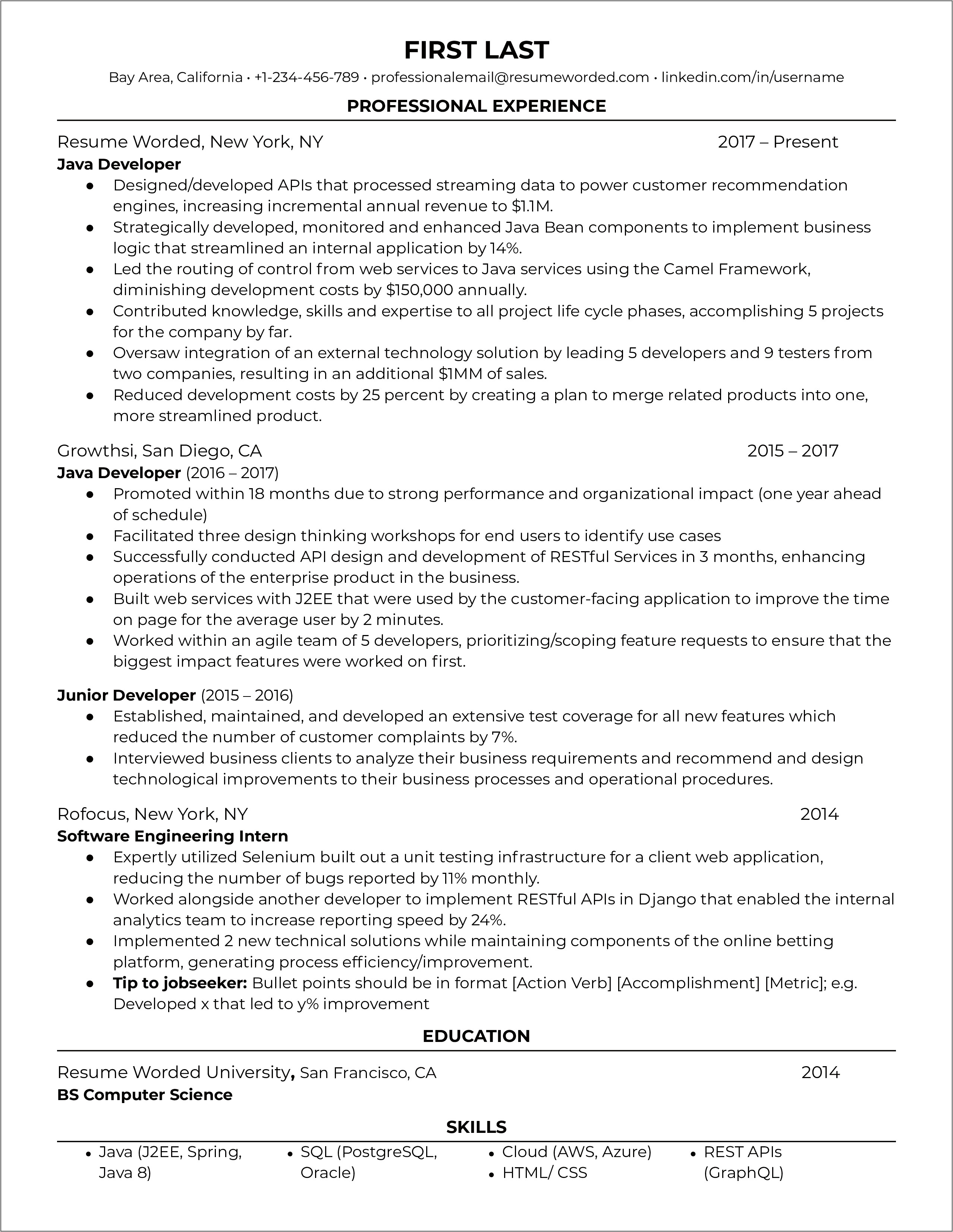 Net With Hibernate Sample Resume