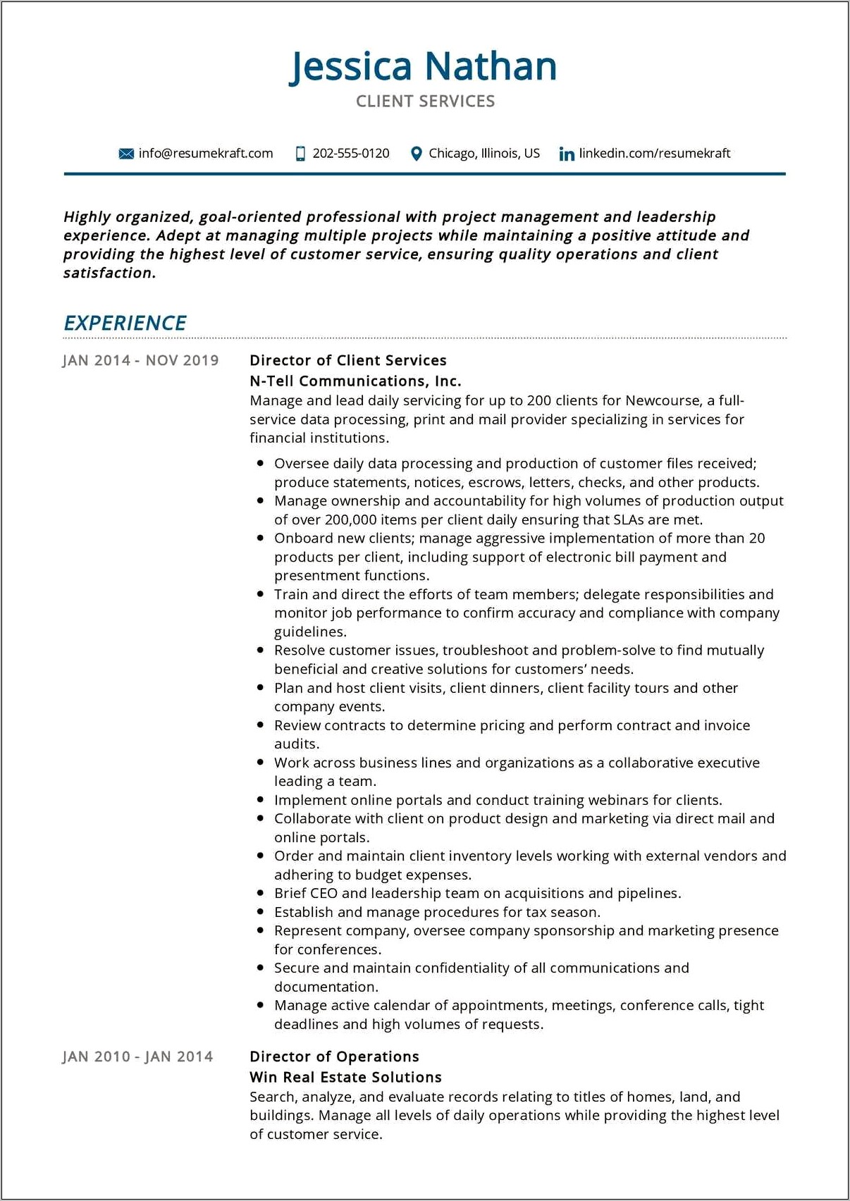 Objective In Experience Level In Customer Service Resume