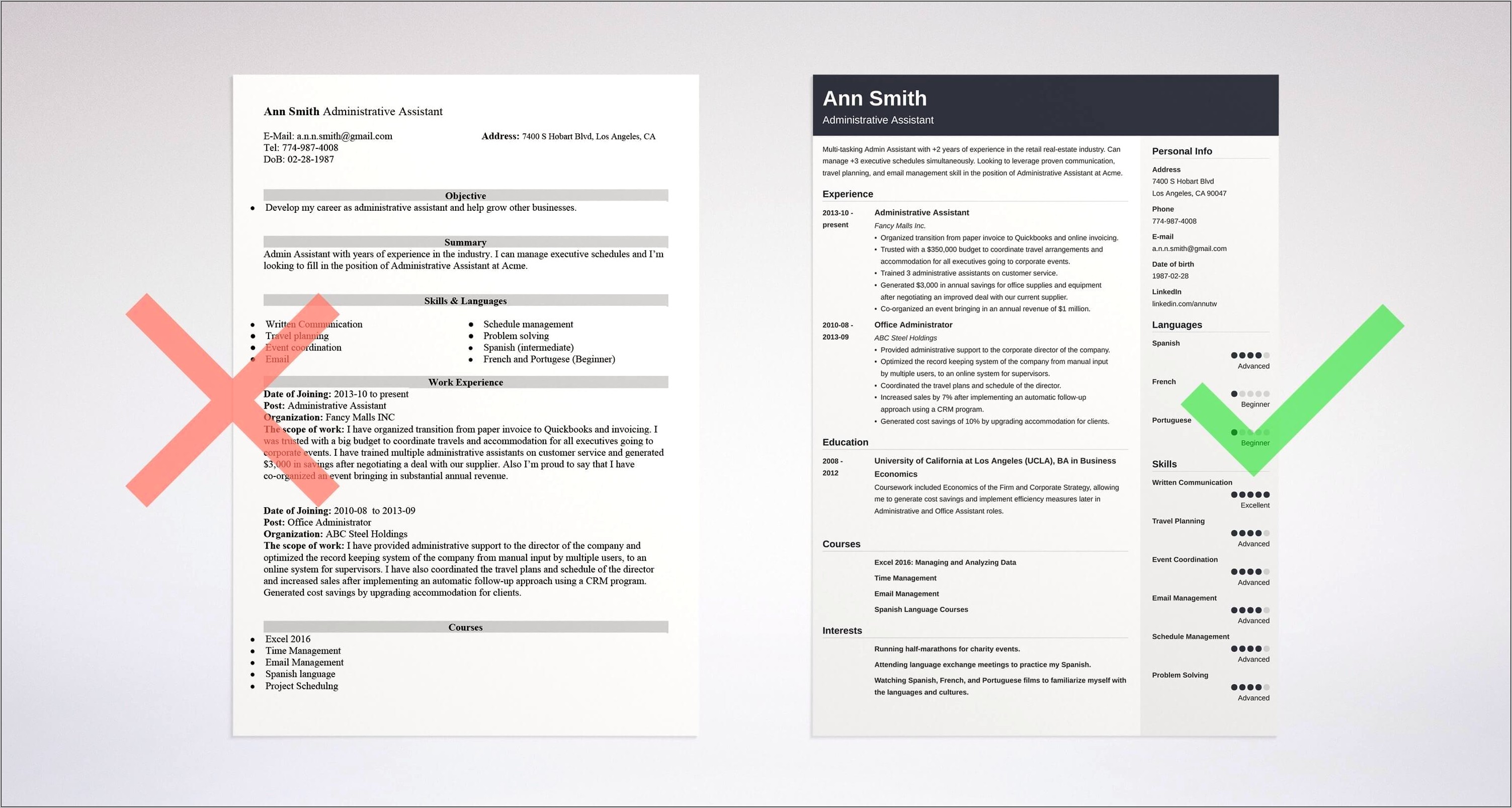 Objective Statements For Resumes Administrative Assistant