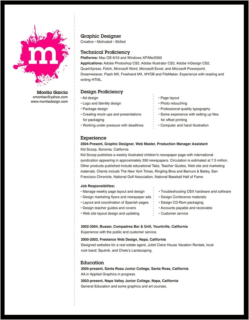 Photo Retoucher Job Description For Resume