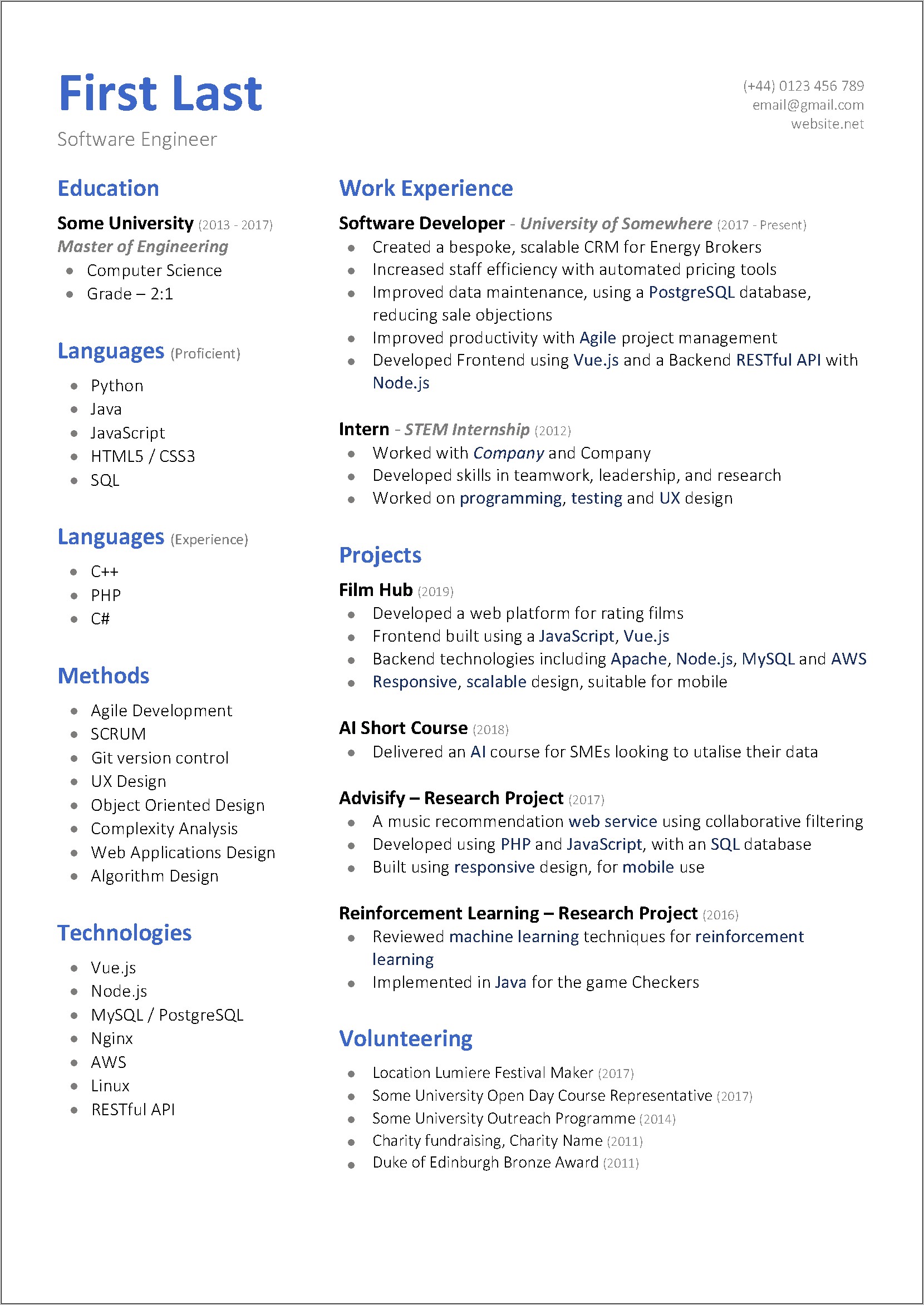 Reddit Where To Put Technical Skills On Resume