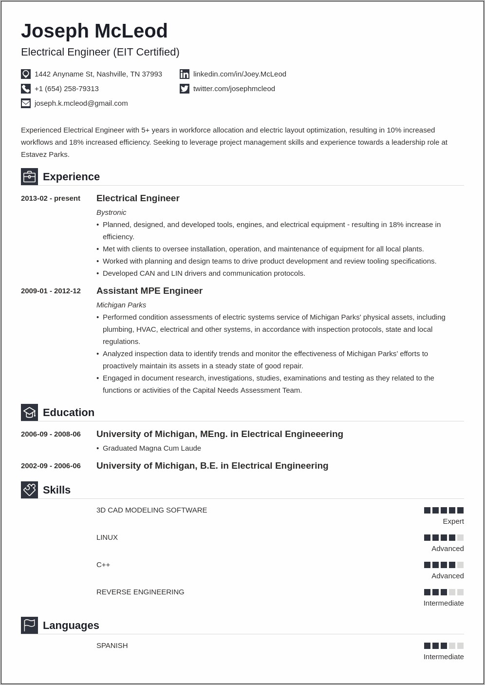 rentry-level-electrical-engineering-resume-objective-resume-example