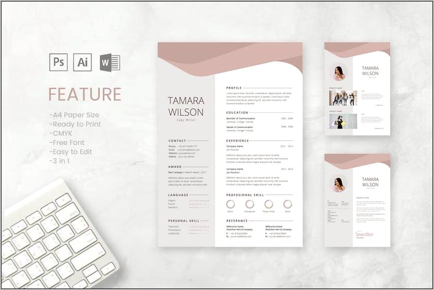 Resume And Cover Letter Templates For Word