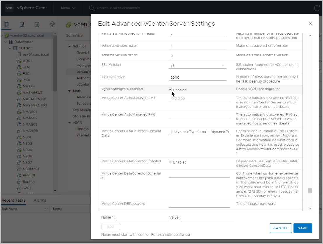 Resume Data Movement Updating Object Explorer Fails