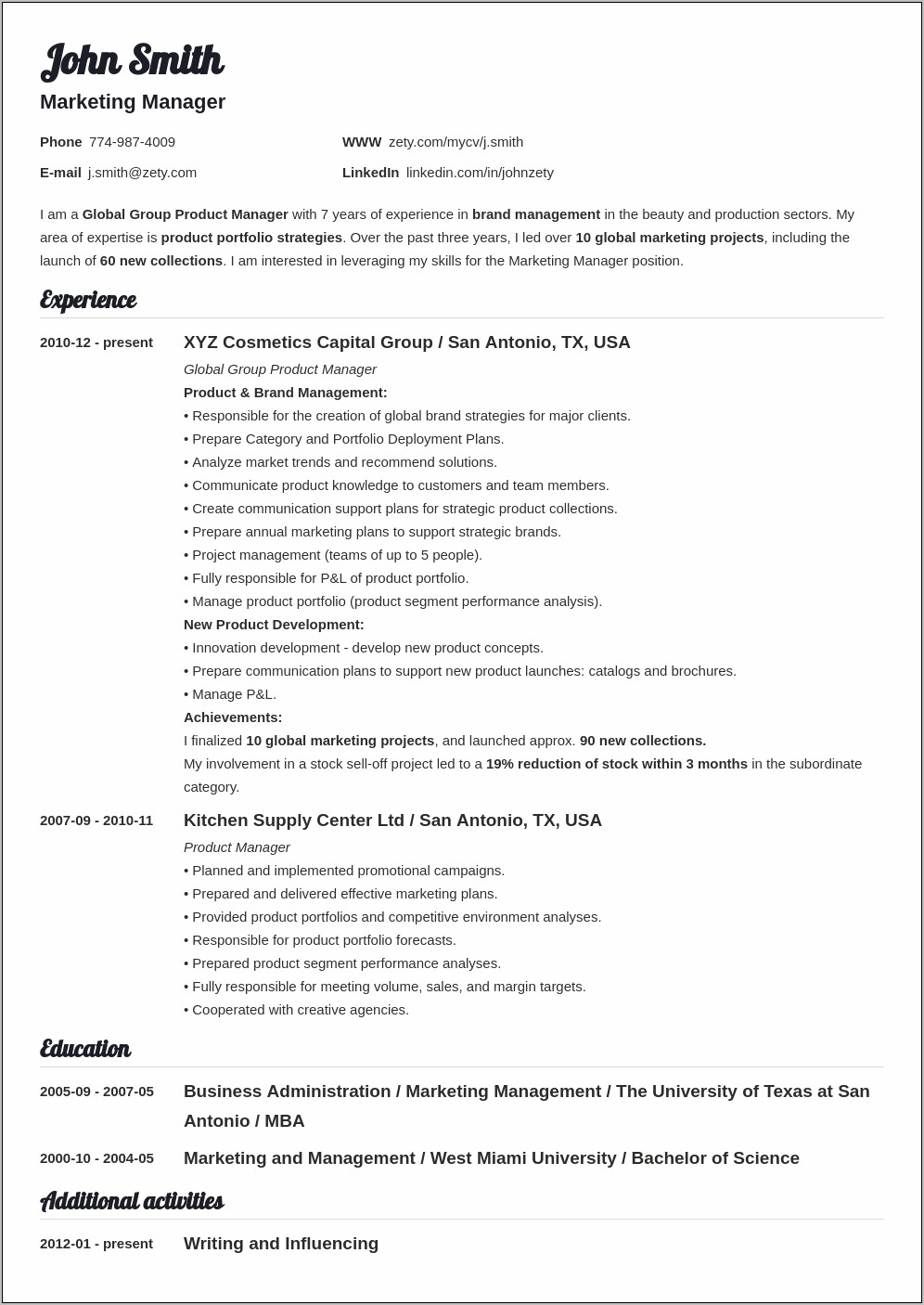 Resume Examples For Blue Collar Jobs Resume Example Gallery