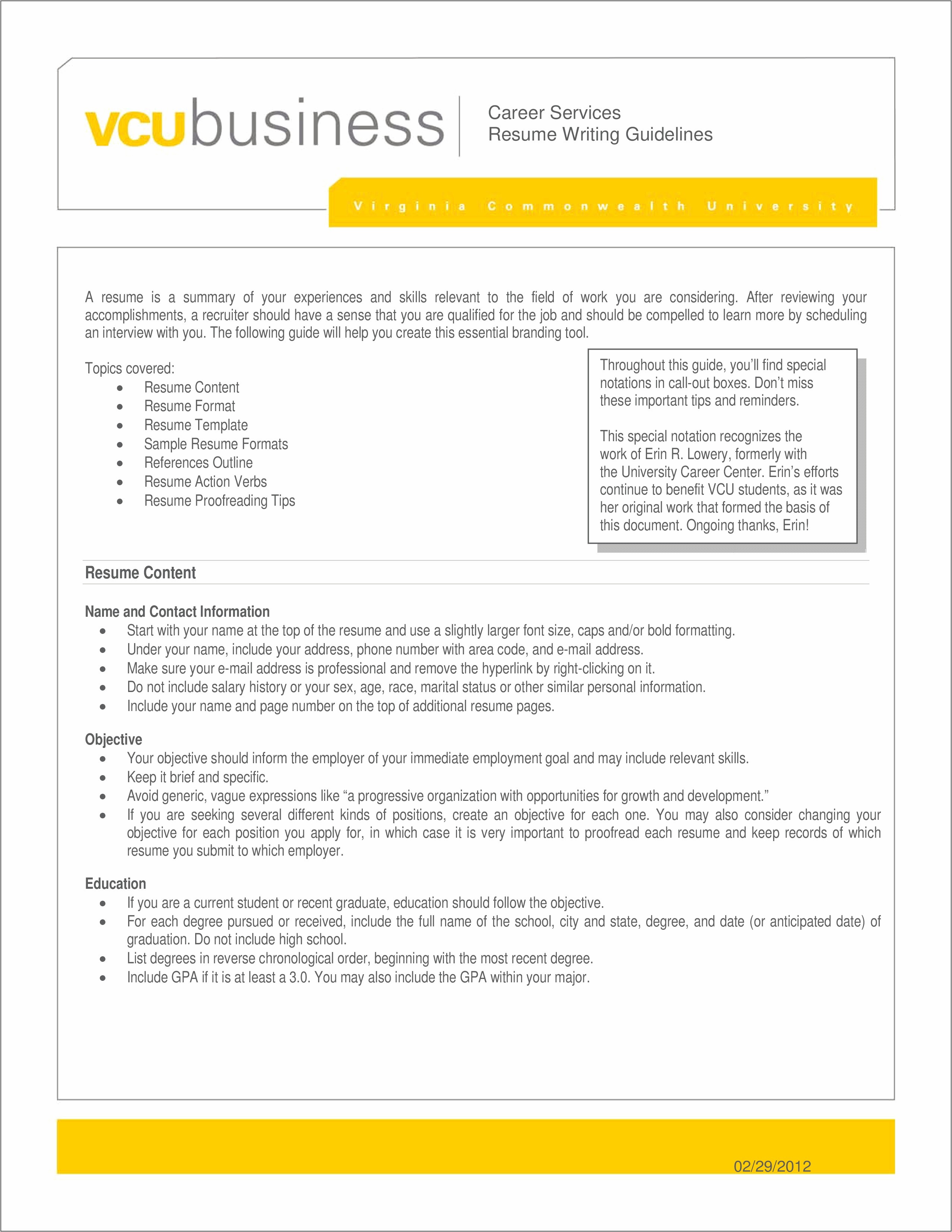 Resume For Jobs Outline College Students