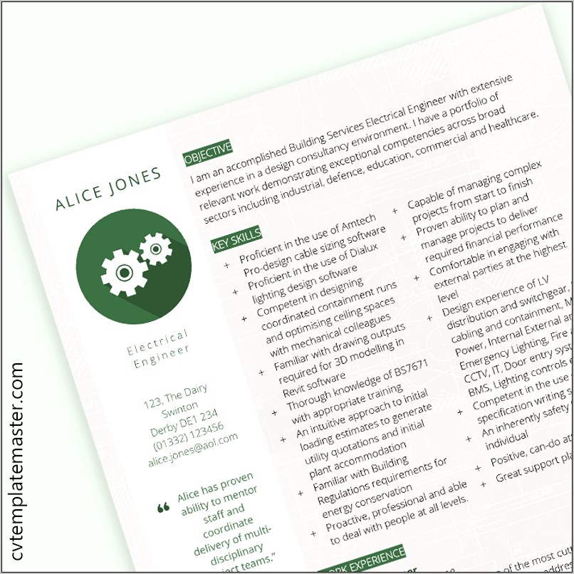 Resume Format For Experienced Engineer Free Download