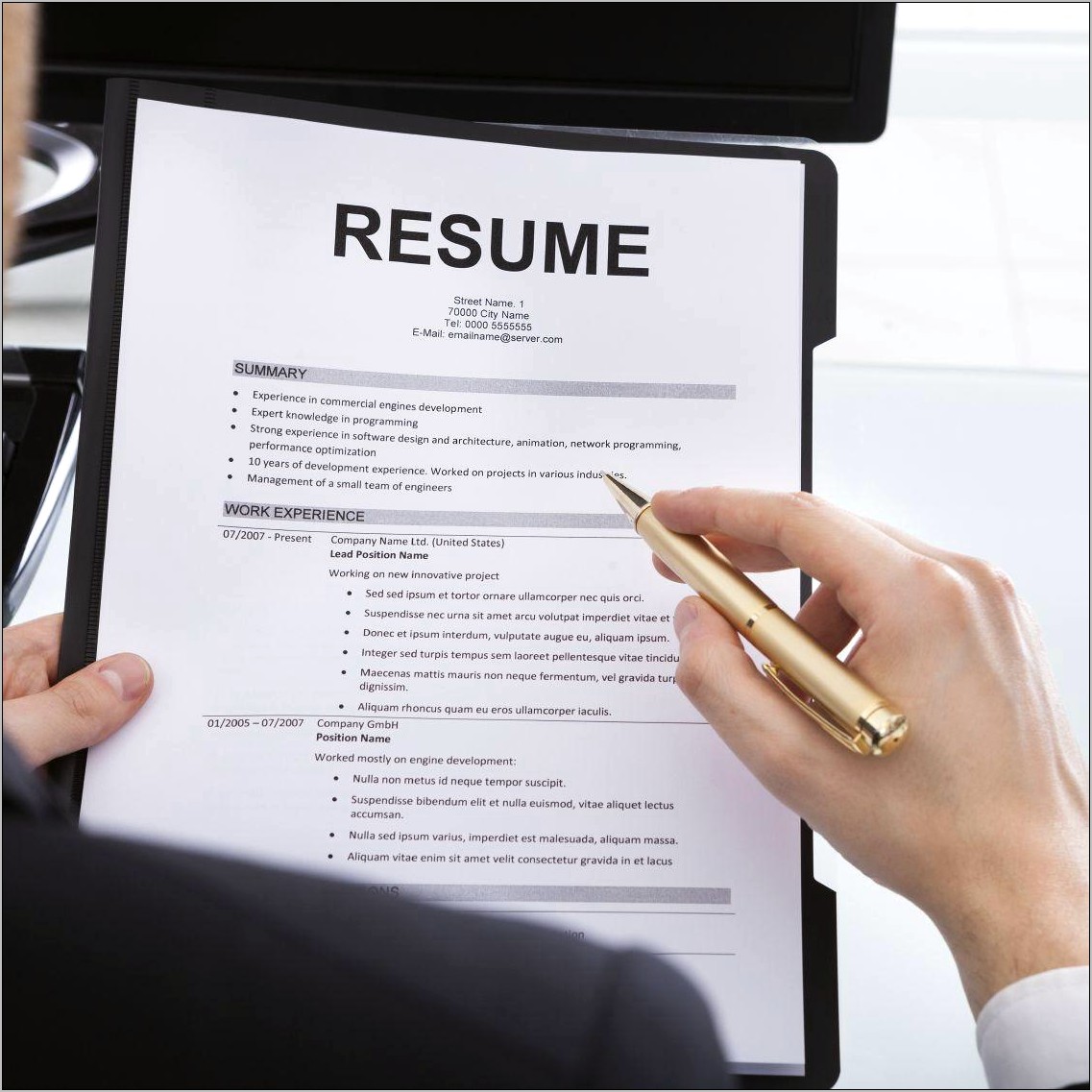 Resume List Skills With Comma In Between