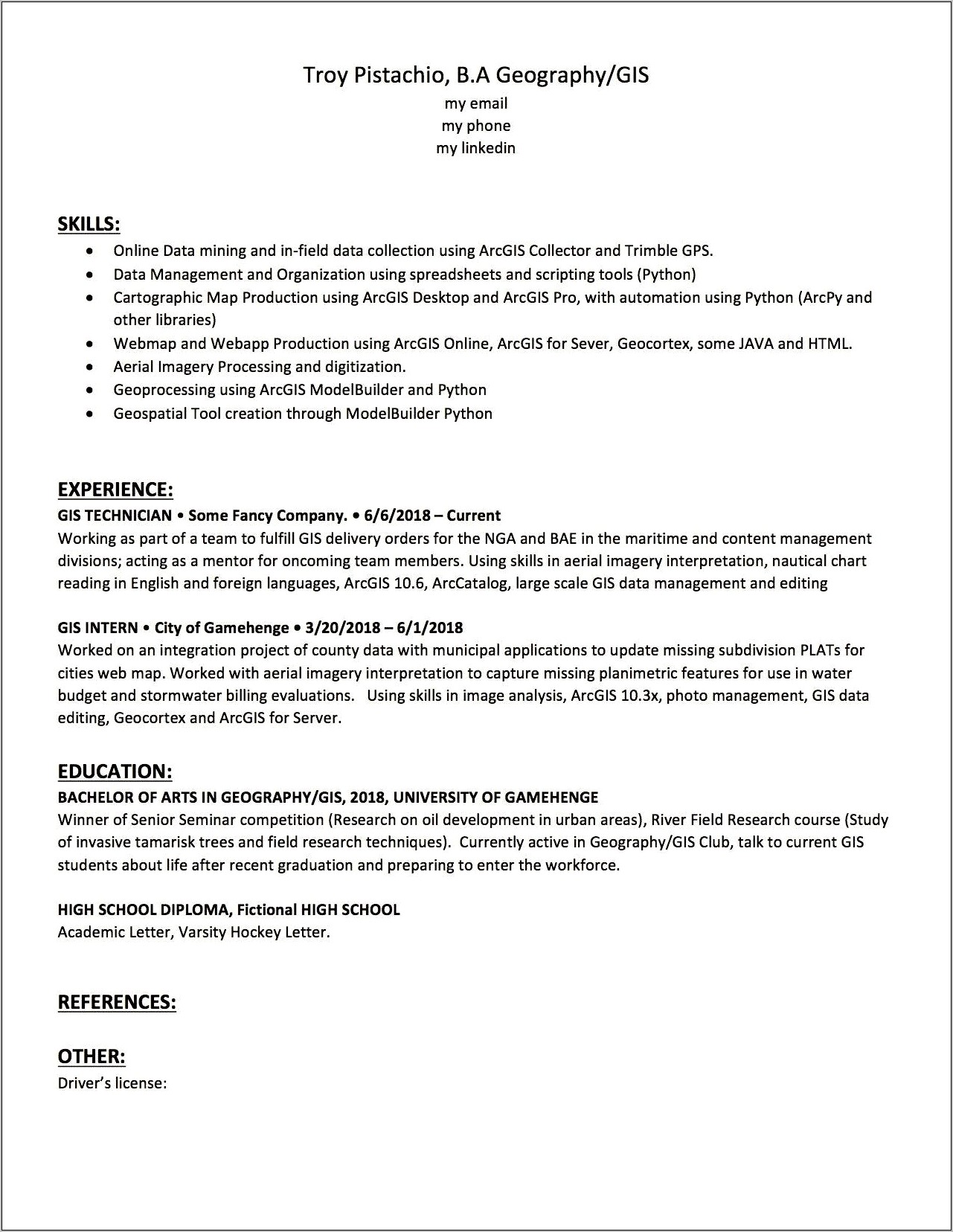 Resume Mentore High School Student For Oil Project