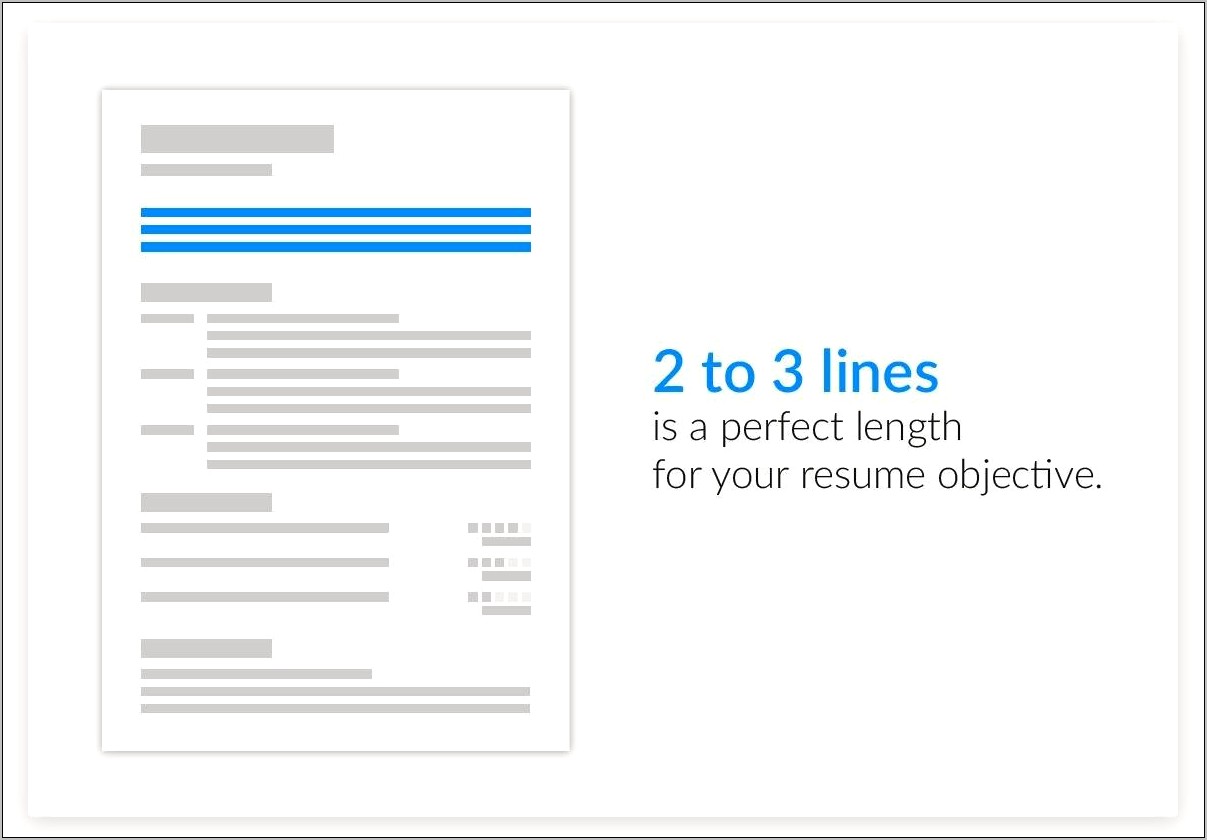 Resume Objectives To Make A Difference