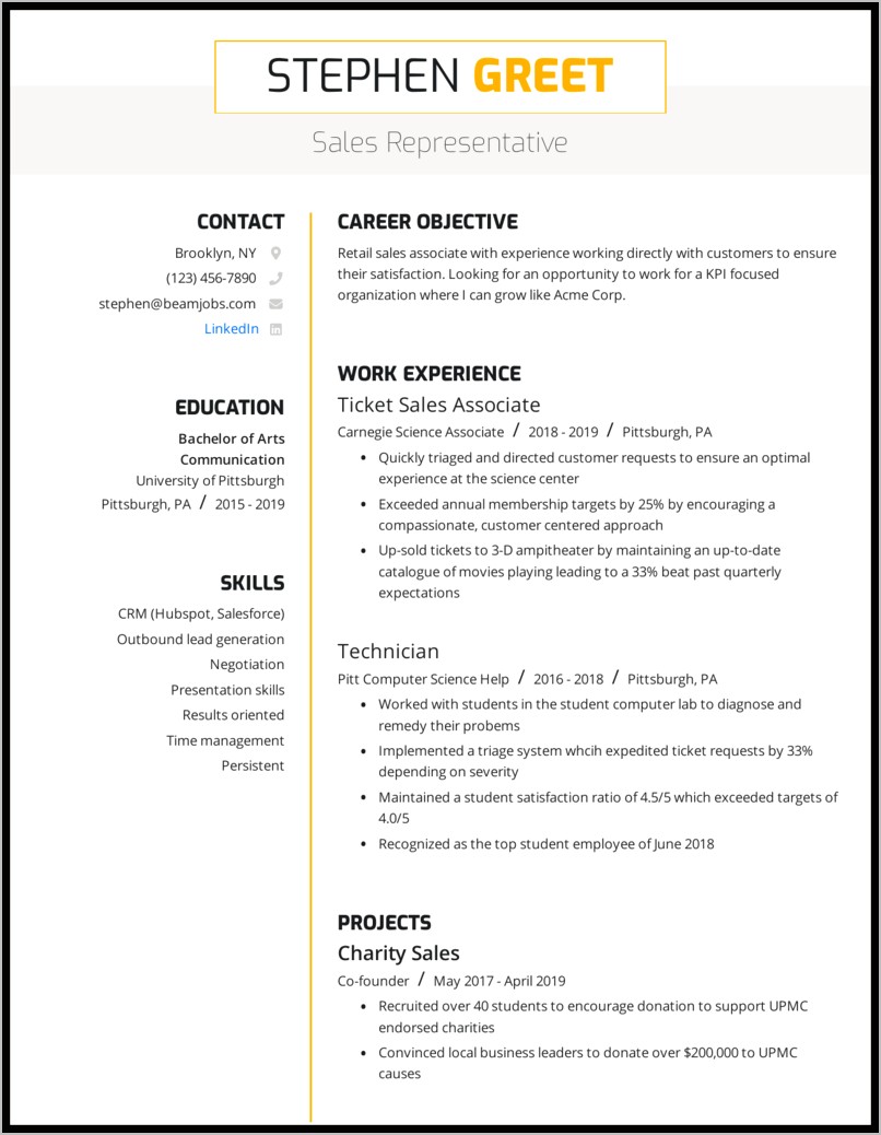 Resume Samples 2017 For Any Kind Of Job