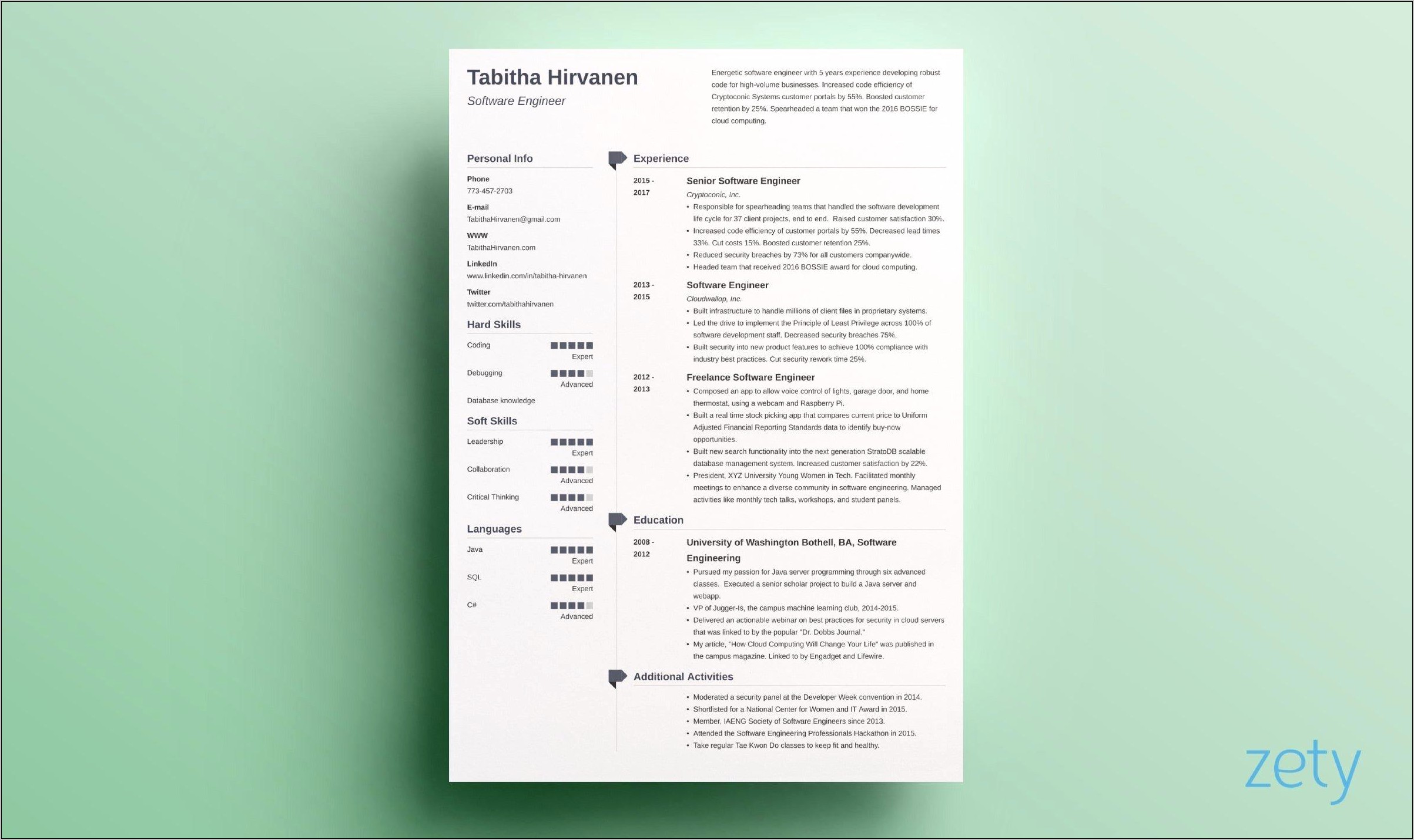 simple-modern-resume-template-free-resume-example-gallery