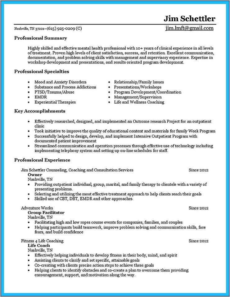 Summary Samples Addiction Counselor Resume