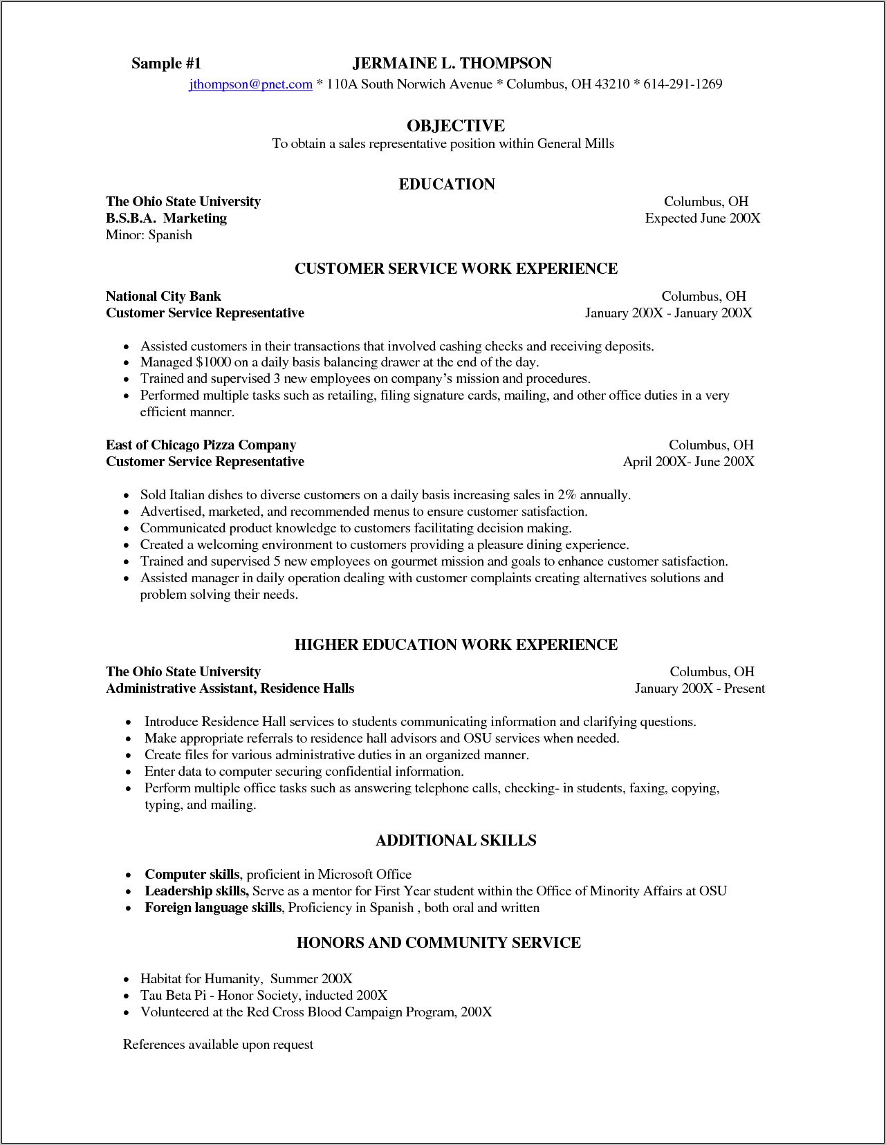 Tree Trimmer Job Description Resume